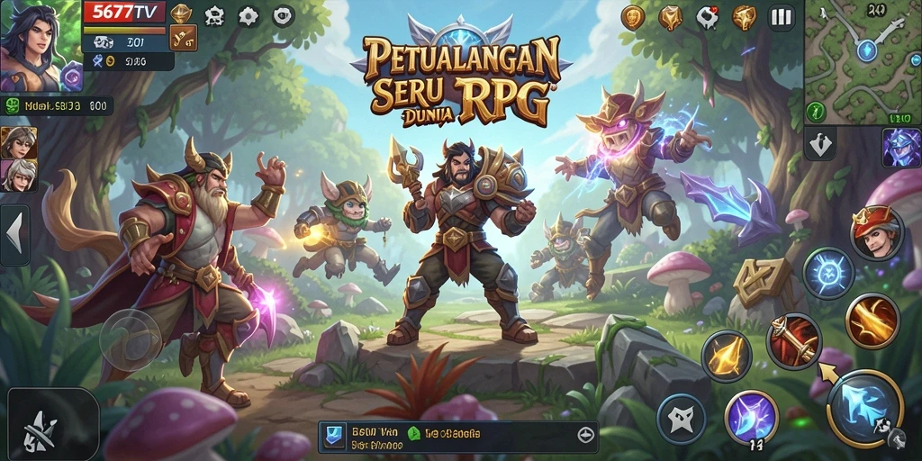 Gameplay seru 567TV dengan karakter dan pertarungan yang mendebarkan.