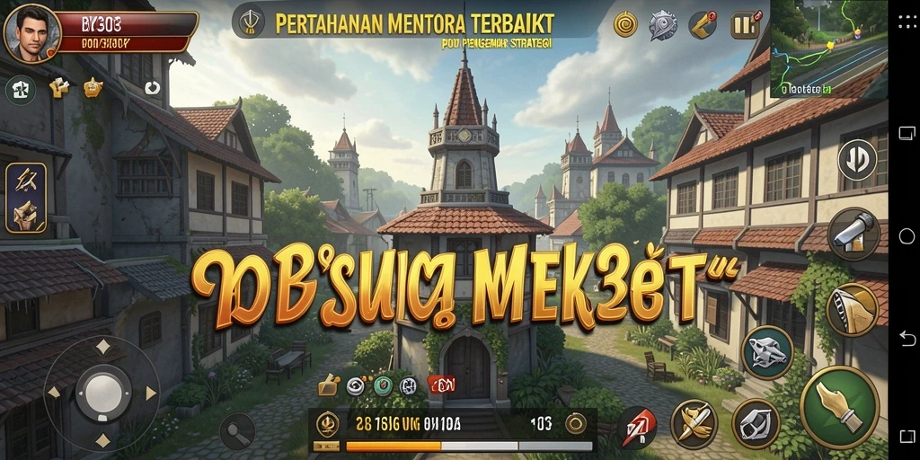 Tangkapan layar utama BOY303 menampilkan aksi seru dalam pertempuran Tower Defense.
