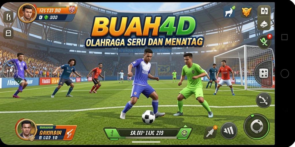 Tampilan gameplay BUAH4D yang dinamis dan menarik.