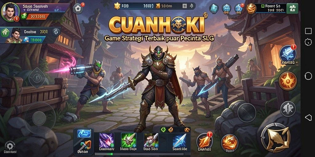 Tampilan menarik dari gameplay CUANHOKI yang seru dan strategis.