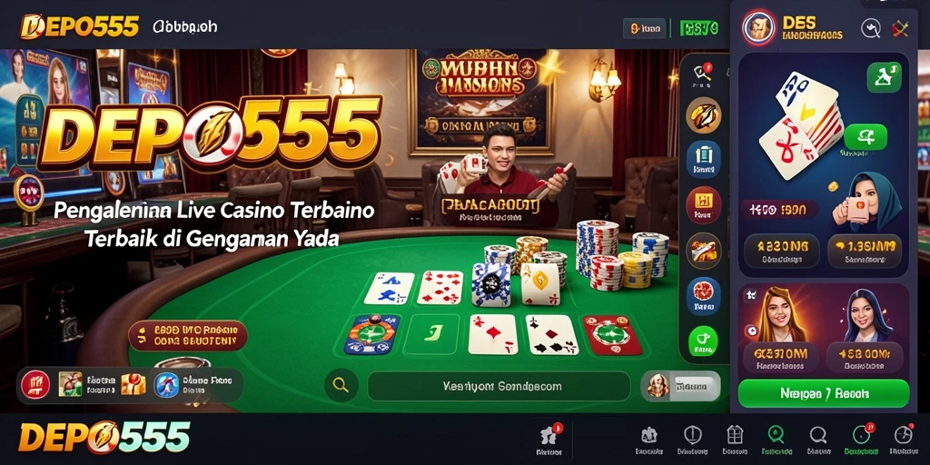Gameplay Live Casino DEPO555 yang menarik dan interaktif.