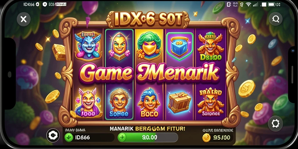 Tampilan menarik dari gameplay Slot di IDX66.