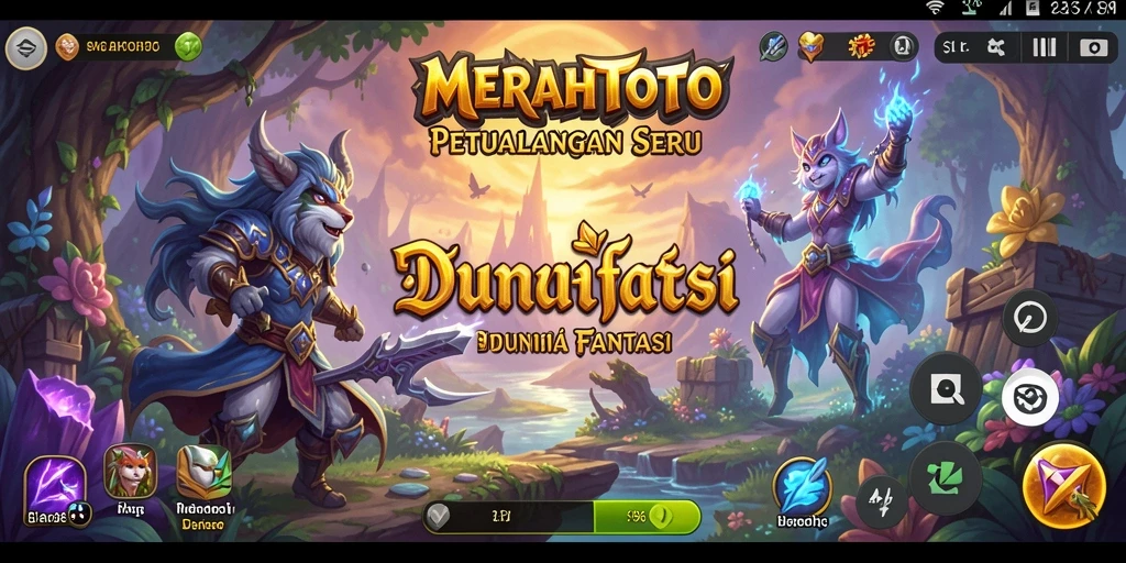 Tampilan gameplay MERAHTOTO yang menawan dan mendebarkan.