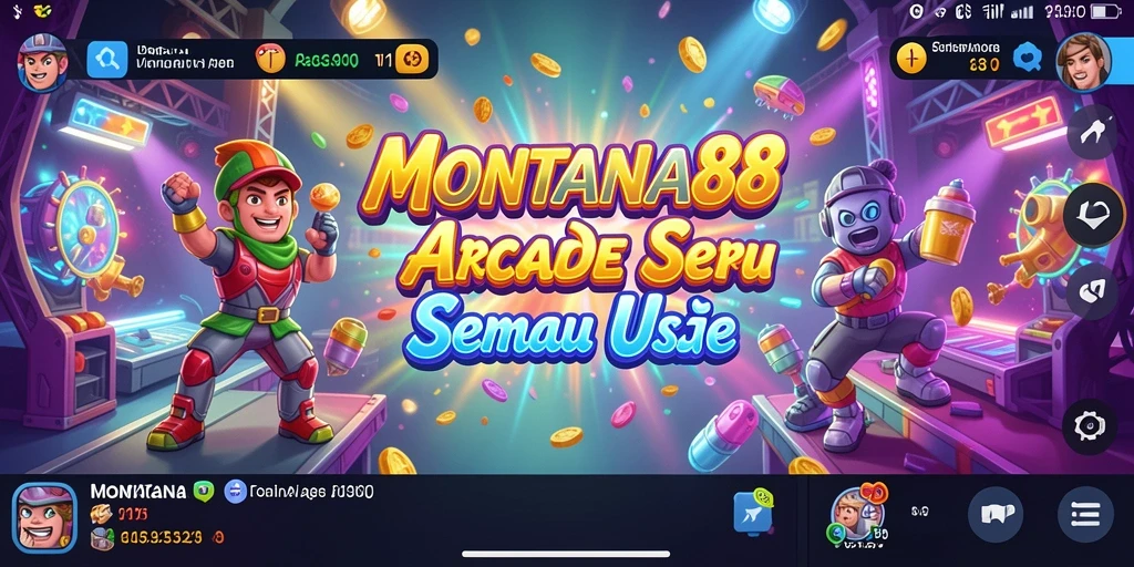 Gameplay seru MONTANA88 dengan berbagai tantangan Arcade.