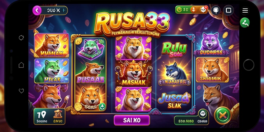 Tampilan menarik dari gameplay Slot RUSA33 yang seru.
