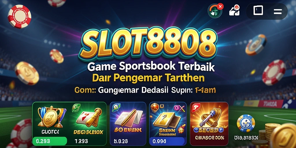 Tampilan menarik dari gameplay <strong>SLOT8808</strong> dalam taruhan olahraga.