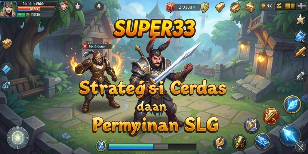Tampilan gameplay SLG yang seru di SUPER33.