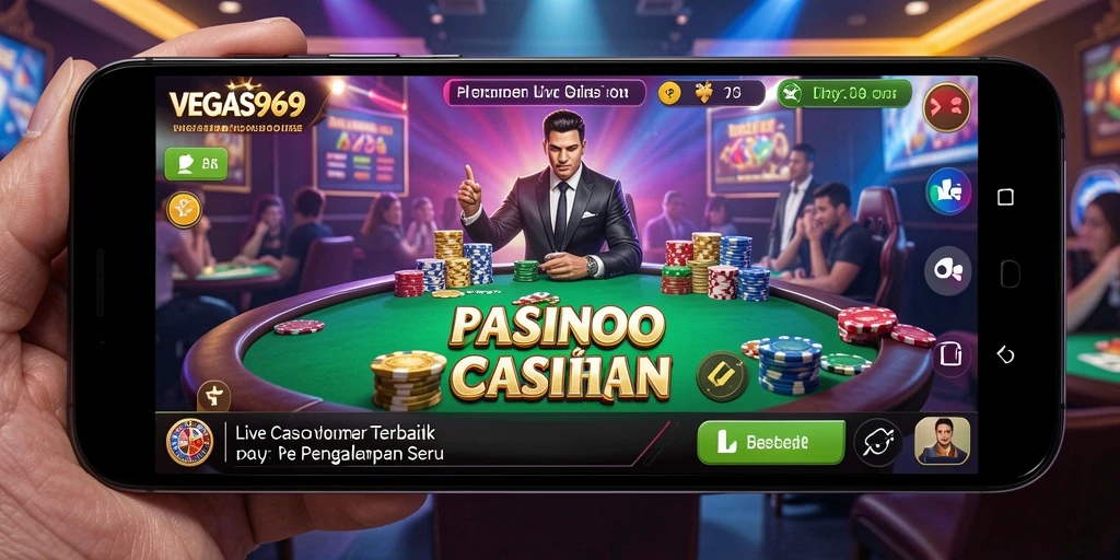 Screenshot gameplay Live Casino yang seru dan menarik dari VEGAS969.
